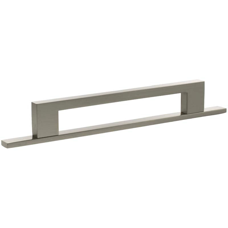 MILLHOUSE EMPIRE SLIM CABINET PULL HANDLE+BACKPLATE 160HC BRS/SNP