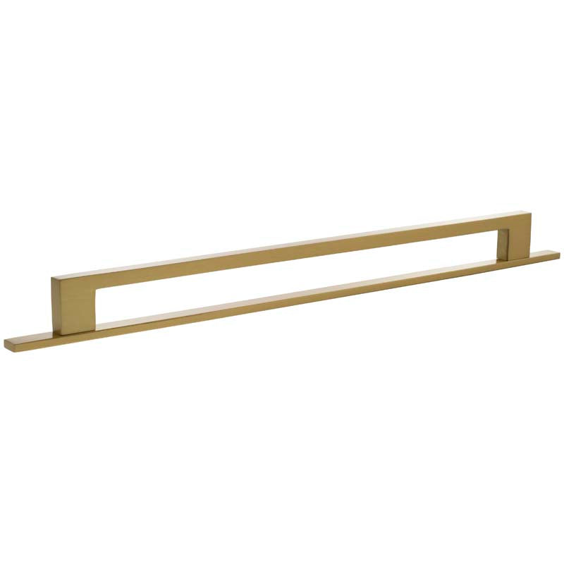 MILLHOUSE EMPIRE SLIM CABINET PULL HANDLE+BACKPLATE 320HC BRS/SBR