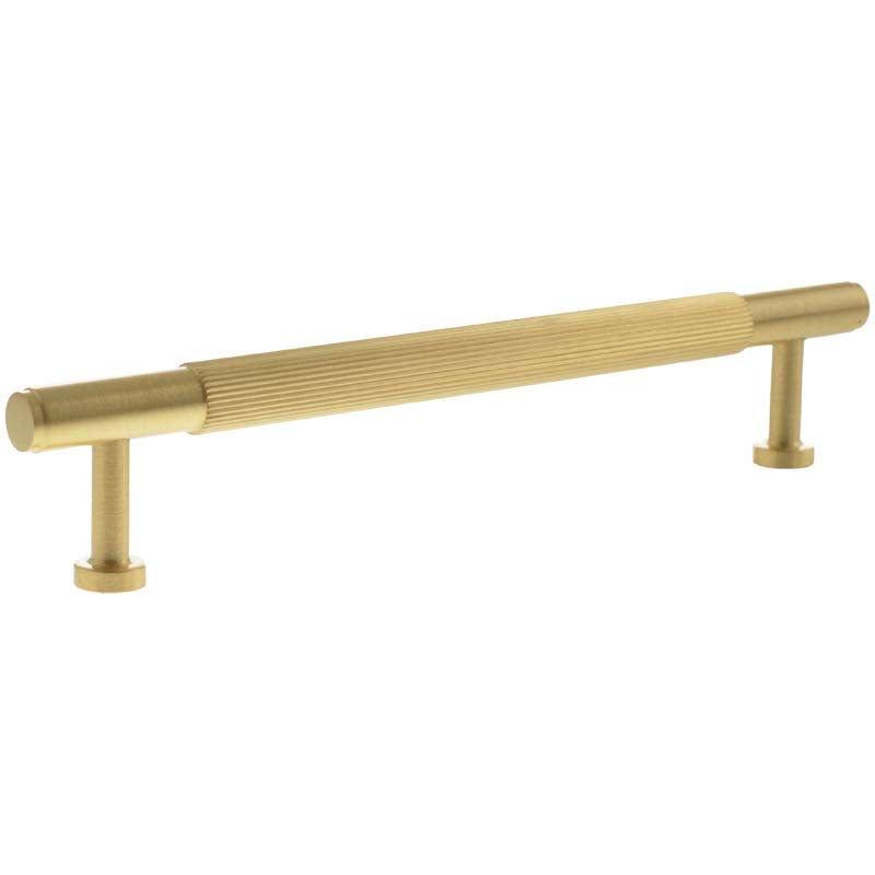 MILLHOUSE BATTERSEA LINEAR CABINET T-BAR PULL 160HC BRS/SBR
