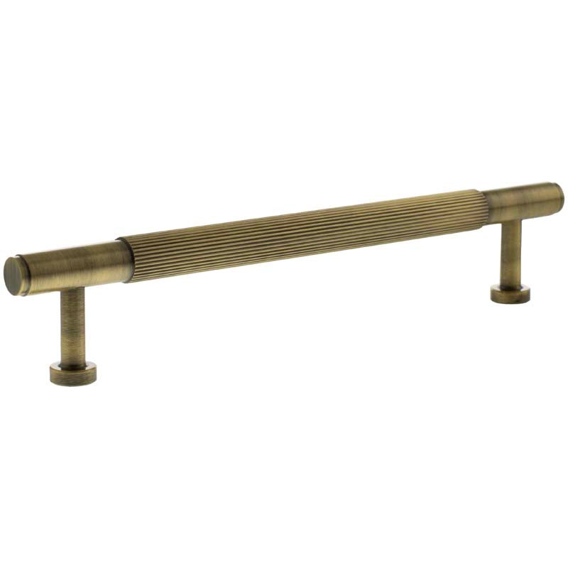 MILLHOUSE BATTERSEA LINEAR CABINET T-BAR PULL 160HC BRS/ABR