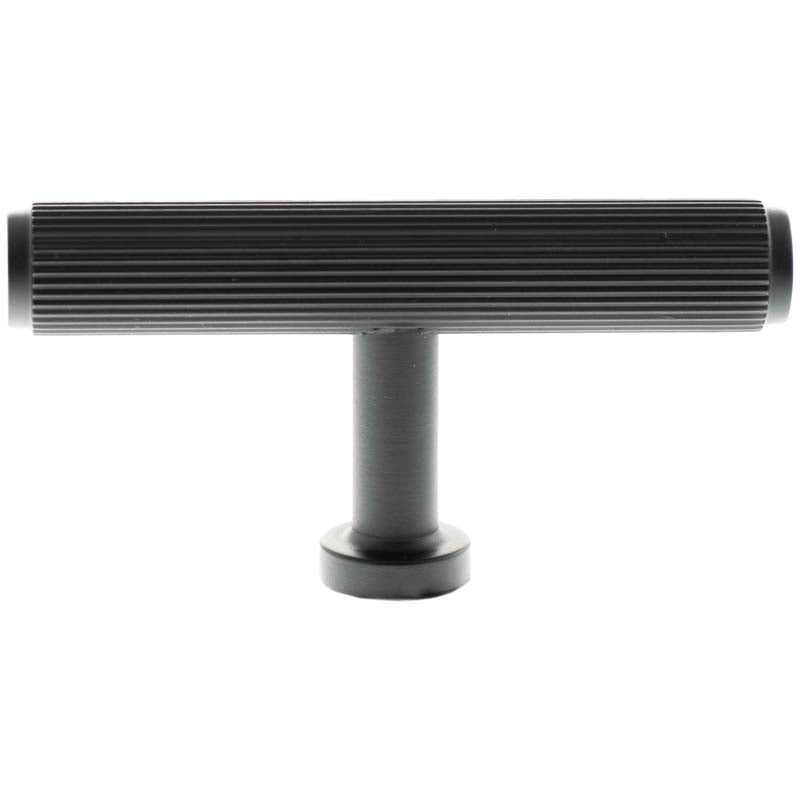 MILLHOUSE BATTERSEA LINEAR CABINET T-BAR KNOB 75x13x38 BRS/MBK