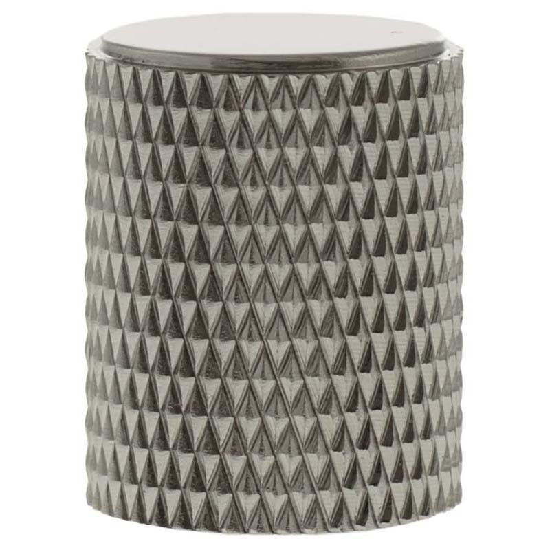 MILLHOUSE EIFFEL KNURLED CABINET KNOB CYLINDER D20x25 BRS/SNP