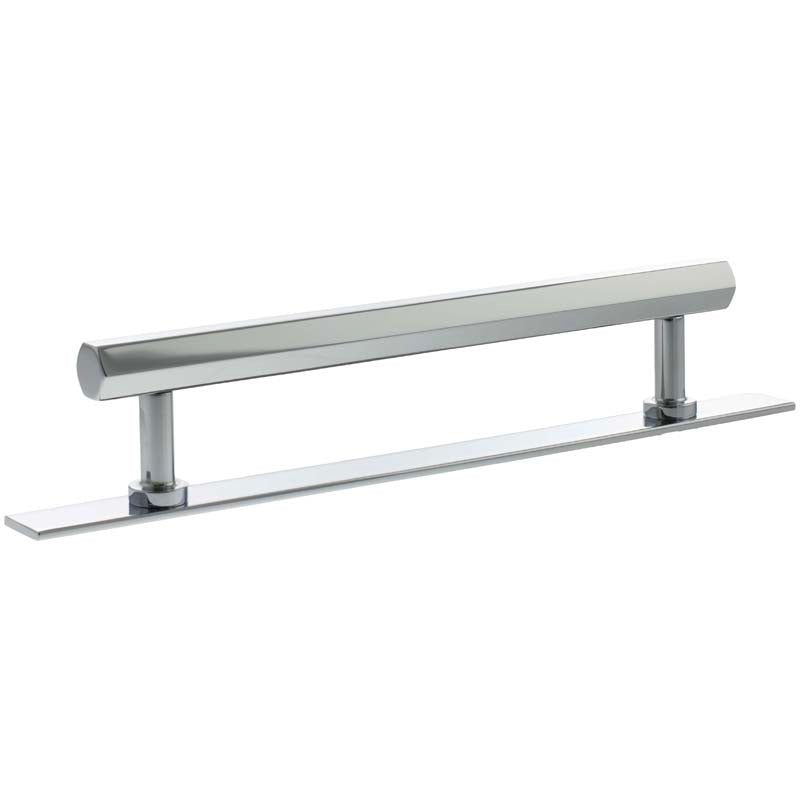 MILLHOUSE PENNINGTON HEXAGONAL CABINET T-BAR PULL+BACKPLATE 160HC BRS/PCP