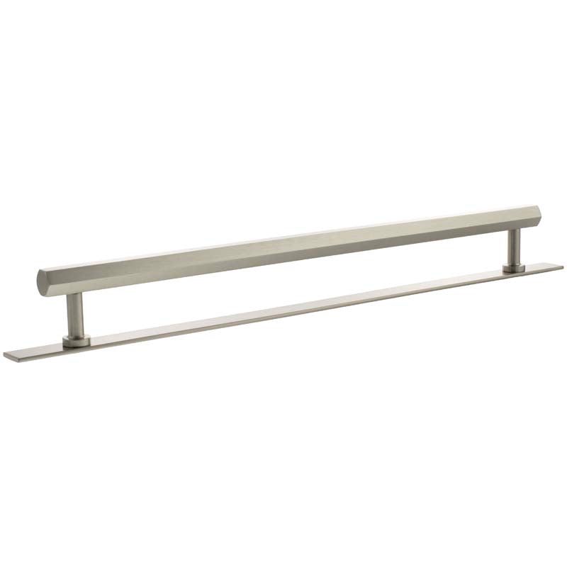 MILLHOUSE PENNINGTON HEXAGONAL CABINET T-BAR PULL+BACKPLATE 320HC BRS/SNP
