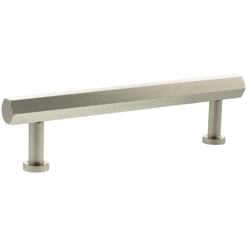 MILLHOUSE PENNINGTON HEXAGONAL CABINET T-BAR PULL 128HC BRS/SNP