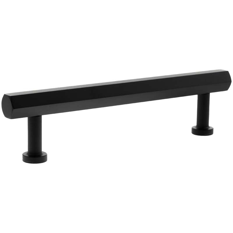 MILLHOUSE PENNINGTON HEXAGONAL CABINET T-BAR PULL 128HC BRS/MBK