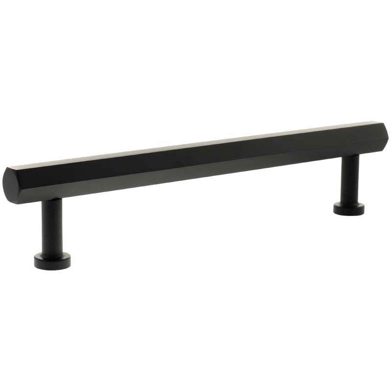 MILLHOUSE PENNINGTON HEXAGONAL CABINET T-BAR PULL 160HC BRS/MBK