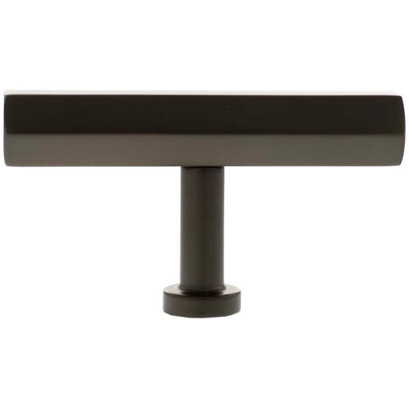 MILLHOUSE PENNINGTON HEXAGONAL CABINET T-BAR KNOB 75x16x42 BRS/DBZ