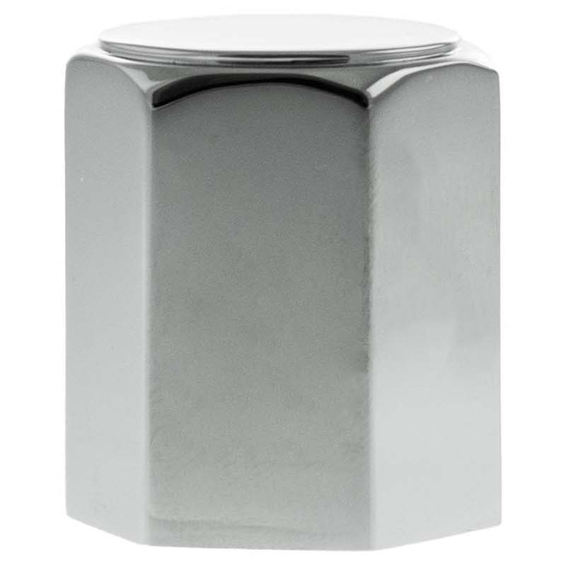 MILLHOUSE PENNINGTON HEXAGONAL CABINET KNOB CYLINDER D20x25 BRS/PCP