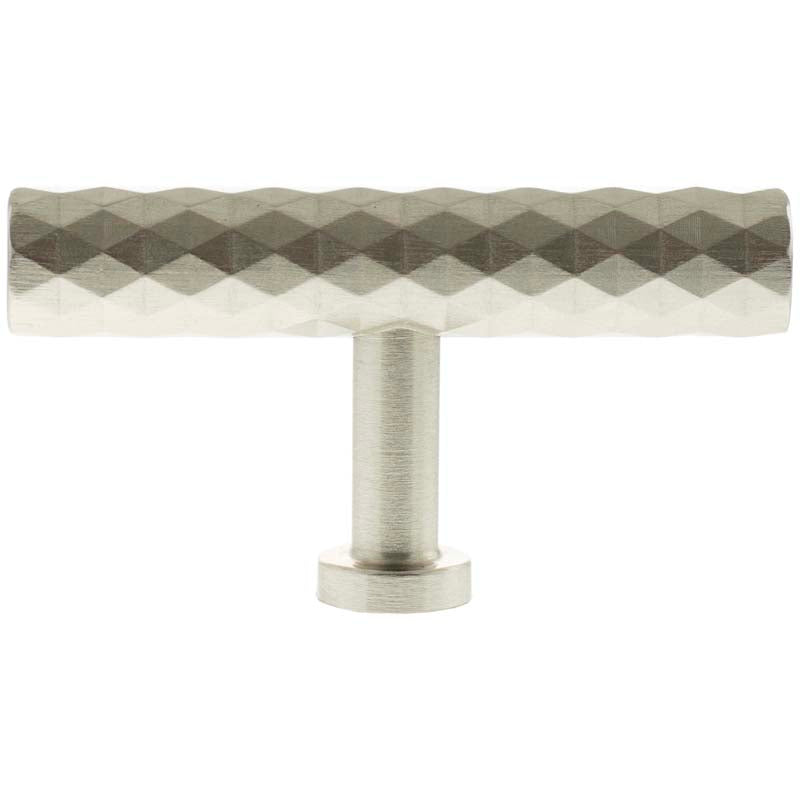 MILLHOUSE CHRYSLER DIAMOND CABINET T-BAR KNOB 75x15x40 BRS/SNP
