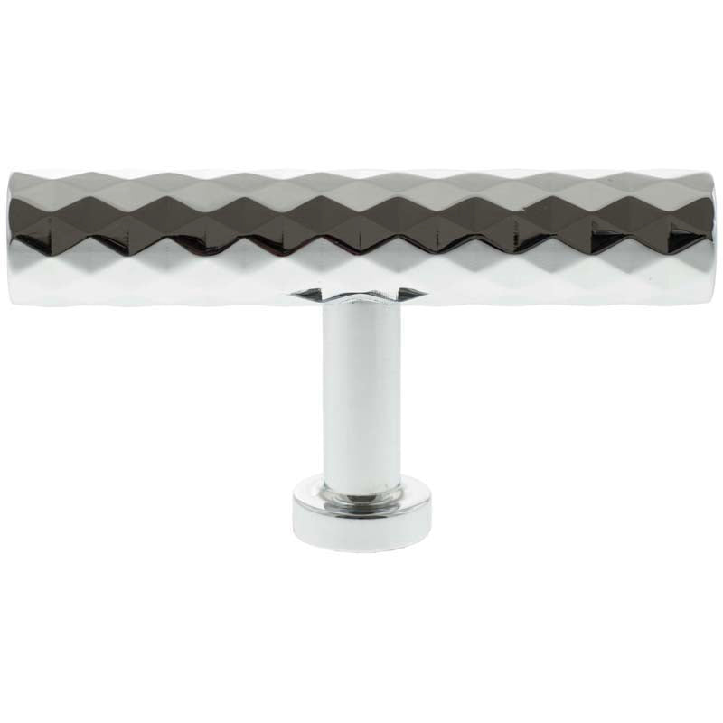 MILLHOUSE CHRYSLER DIAMOND CABINET T-BAR KNOB 75x15x40 BRS/PCP