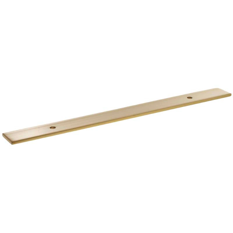 MILLHOUSE CABINET HANDLE BACKPLATE LONG WIDE 128HC BRS/SBR by CHASE ATLANTIC