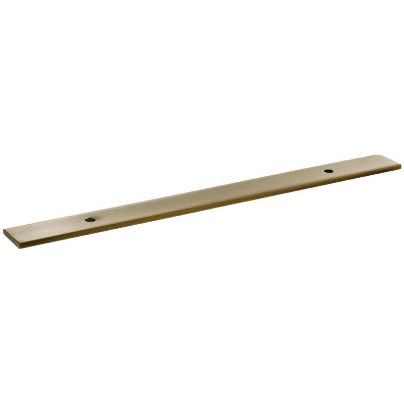 MILLHOUSE CABINET HANDLE BACKPLATE LONG WIDE 128HC BRS/ABR