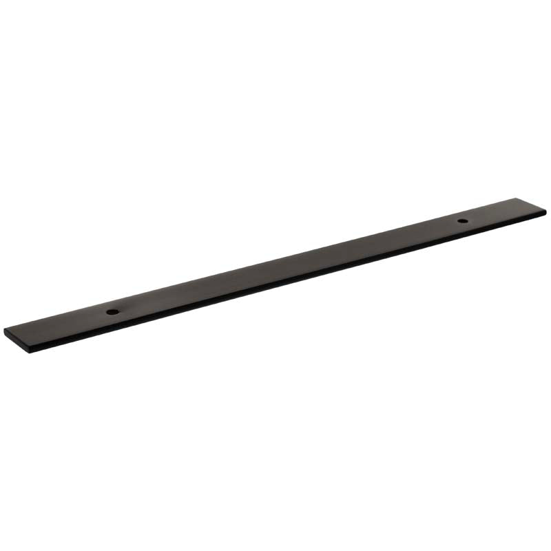 MILLHOUSE CABINET HANDLE BACKPLATE LONG WIDE 160HC BRS/MBK by CHASE ATLANTIC