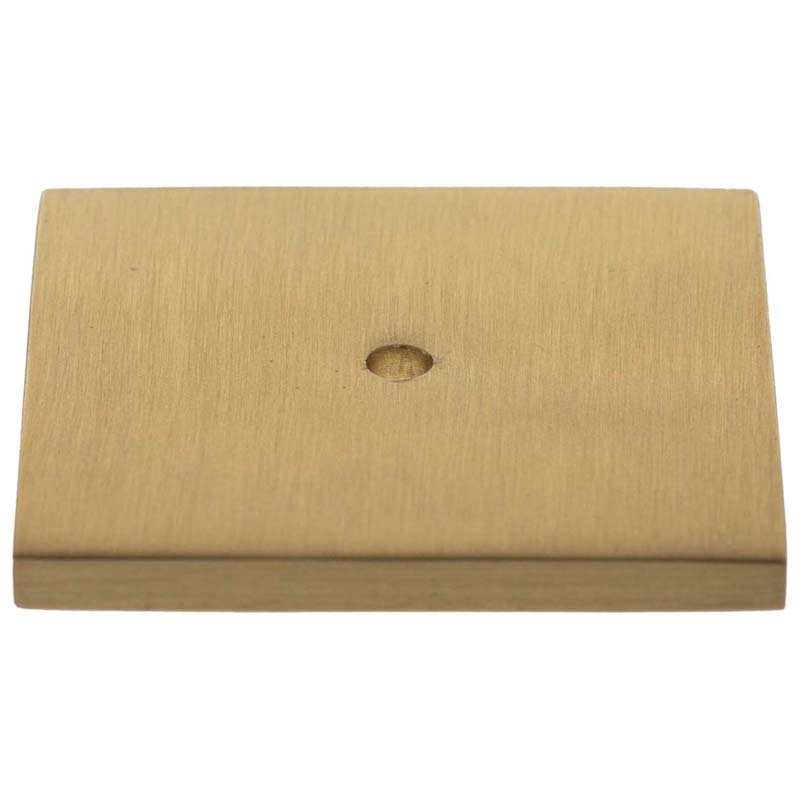MILLHOUSE CABINET HANDLE BACKPLATE SQUARE 50x50x4 BRS/SBR by CHASE ATLANTIC