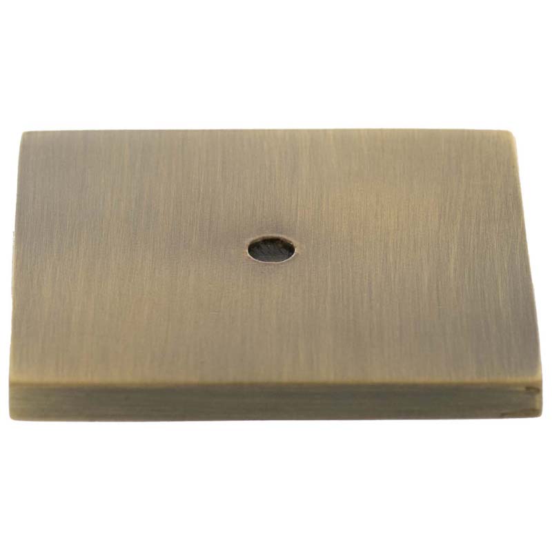 MILLHOUSE CABINET HANDLE BACKPLATE SQUARE 50x50x4 BRS/ABR