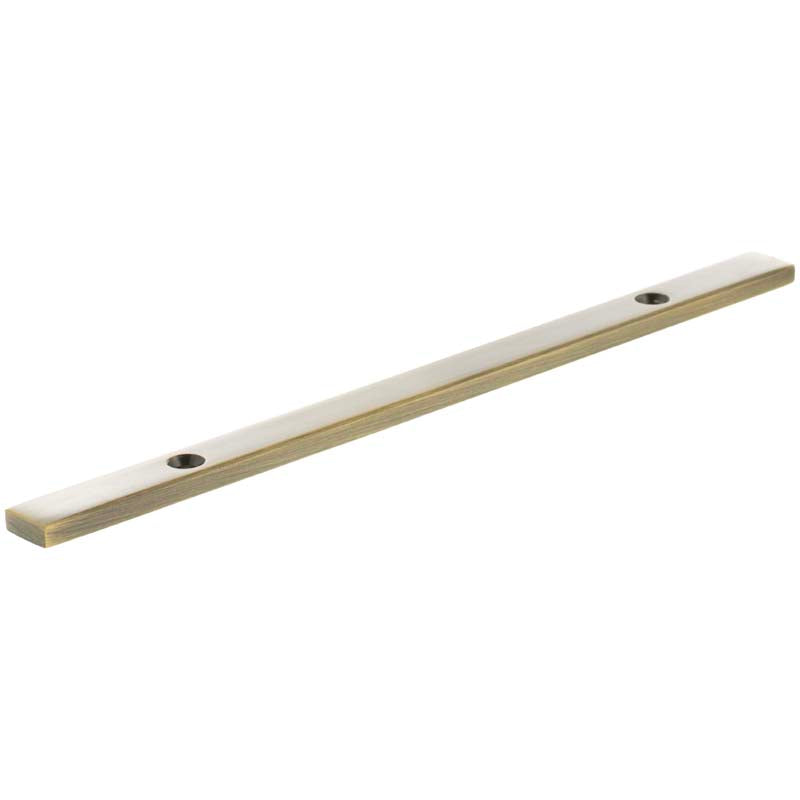 MILLHOUSE CABINET HANDLE BACKPLATE LONG NARROW 128HC BRS/ABR by CHASE ATLANTIC
