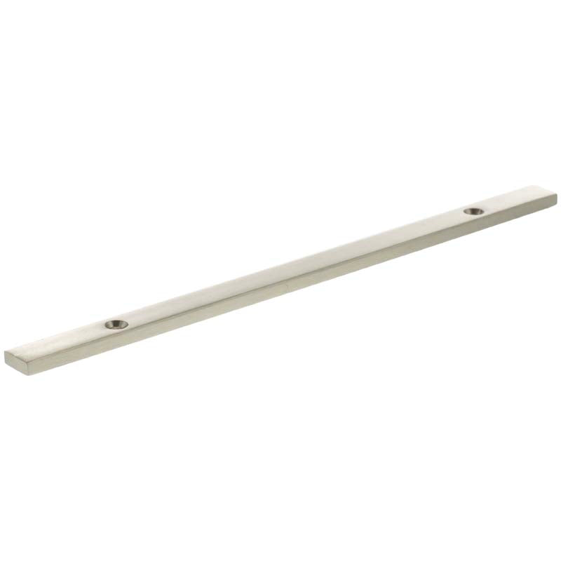 MILLHOUSE CABINET HANDLE BACKPLATE LONG NARROW 160HC BRS/SNP by CHASE ATLANTIC