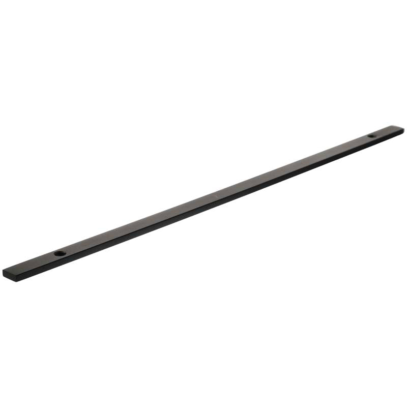 MILLHOUSE CABINET HANDLE BACKPLATE LONG NARROW 320HC BRS/MBK by CHASE ATLANTIC