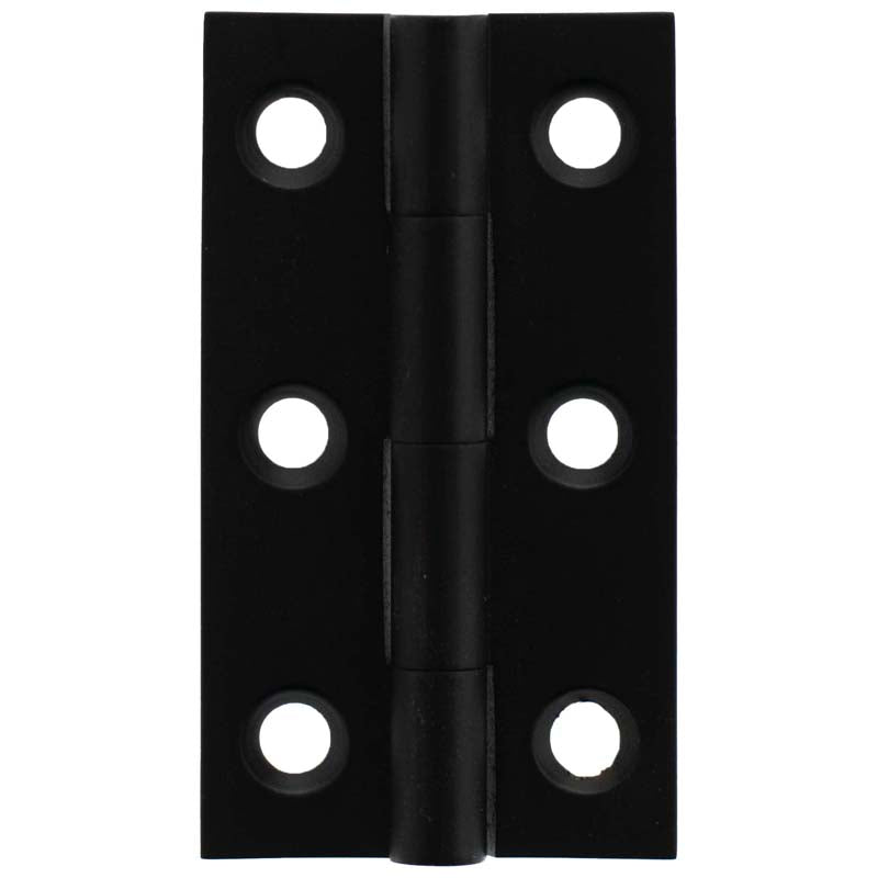 MILLHOUSE CABINET BUTT HINGE 50x28x2 BRS/MBK by CHASE ATLANTIC