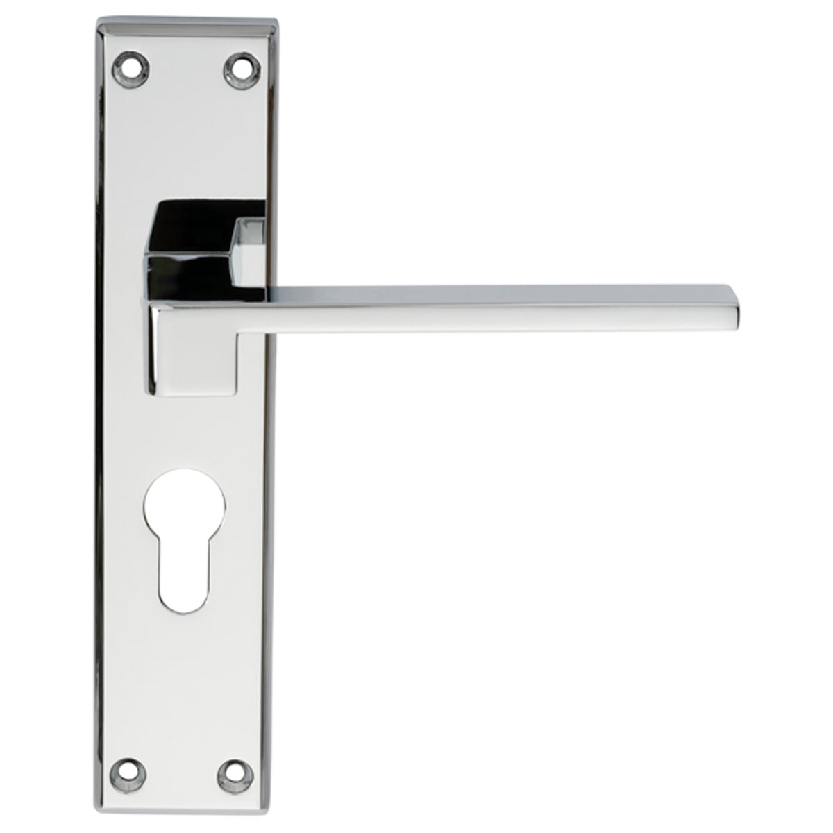 EQUI LEVER HANDLE EURO 180x40 PCP SZM371YCP by CARLISLE BRASS