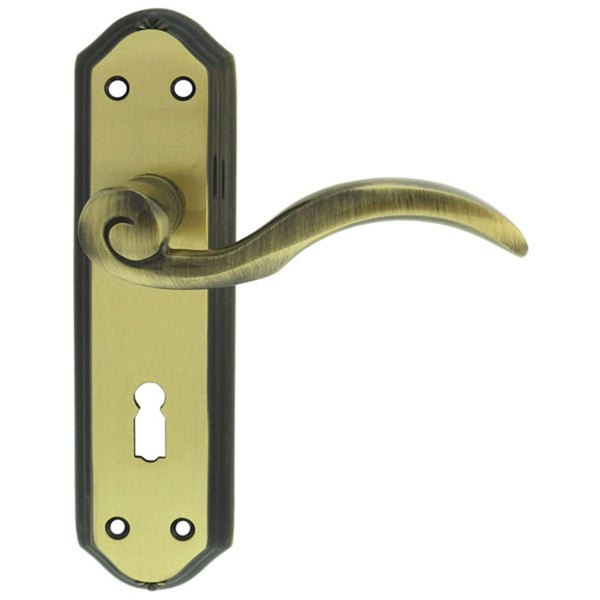 WENTWORTH LEVER HANDLE LOCK 180x49 FBZ DL340FB by CARLISLE BRASS
