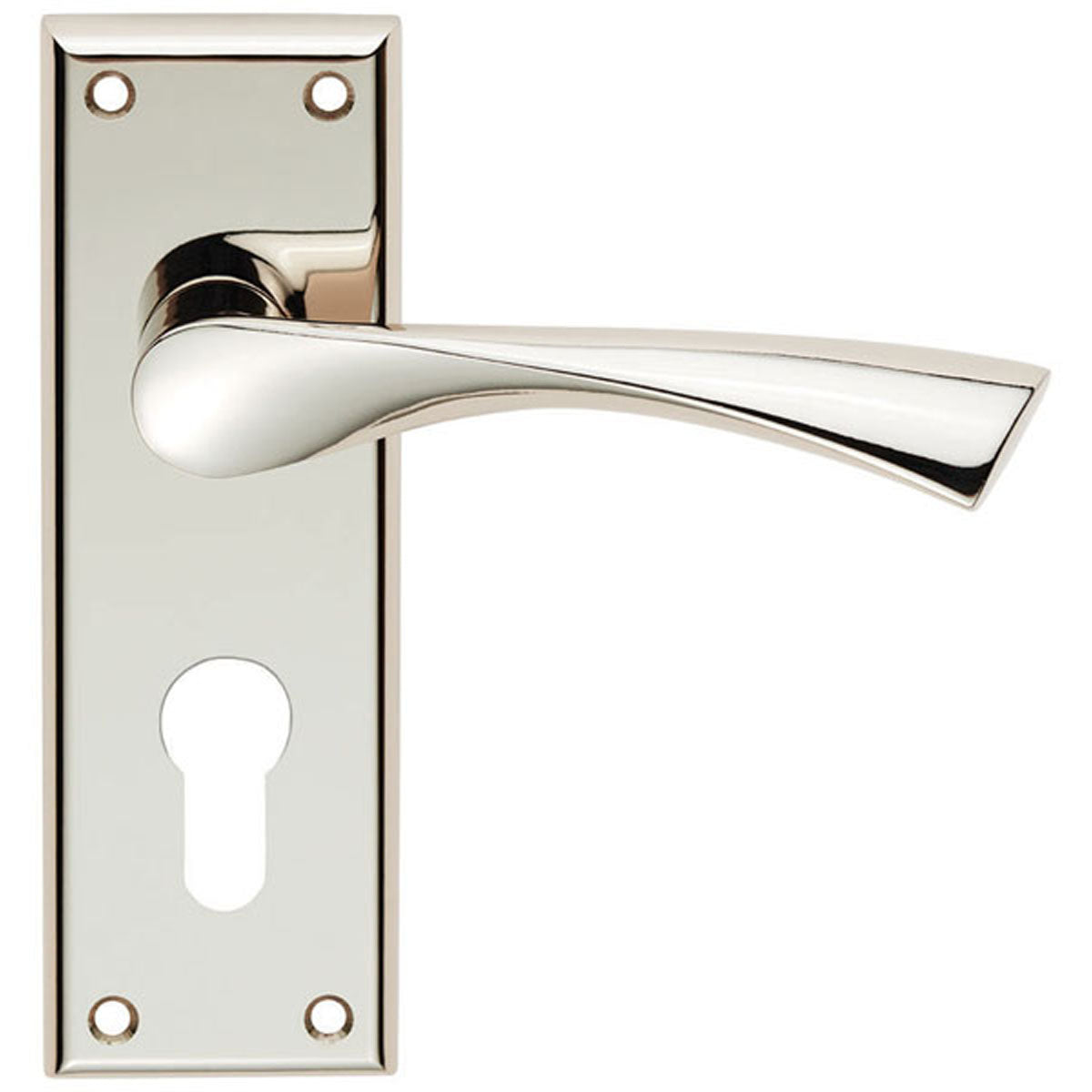 VENTI LEVER HANDLE EURO 150x50 PNP SZR021YPN by CARLISLE BRASS