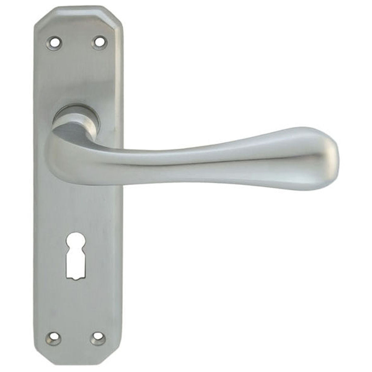 EDEN LEVER HANDLE LOCK 180x40 SCP DL410SC by CARLISLE BRASS