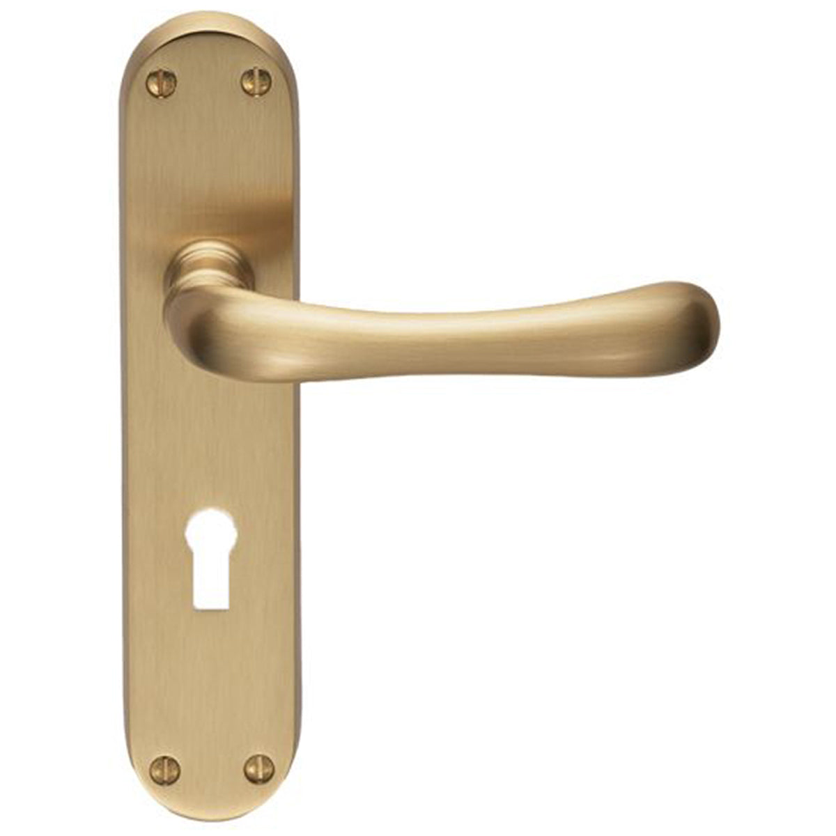 IBRA LEVER HANDLE LOCK 185x40 SBR EL11SB by CARLISLE BRASS