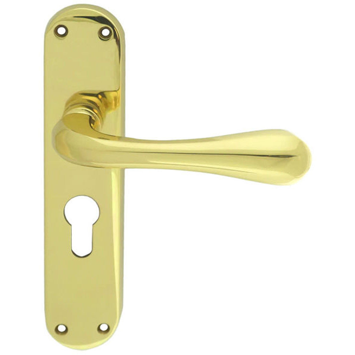ASTRO LEVER HANDLE EURO47.5 185x40 PBR EL21Y by CARLISLE BRASS