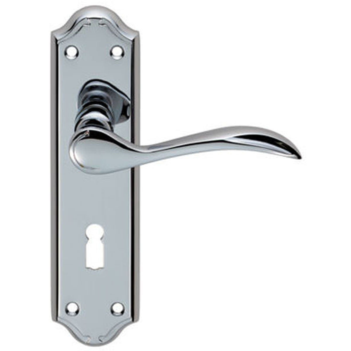MADRID LEVER HANDLE LOCK 180x45 PCP DL190CP by CARLISLE BRASS