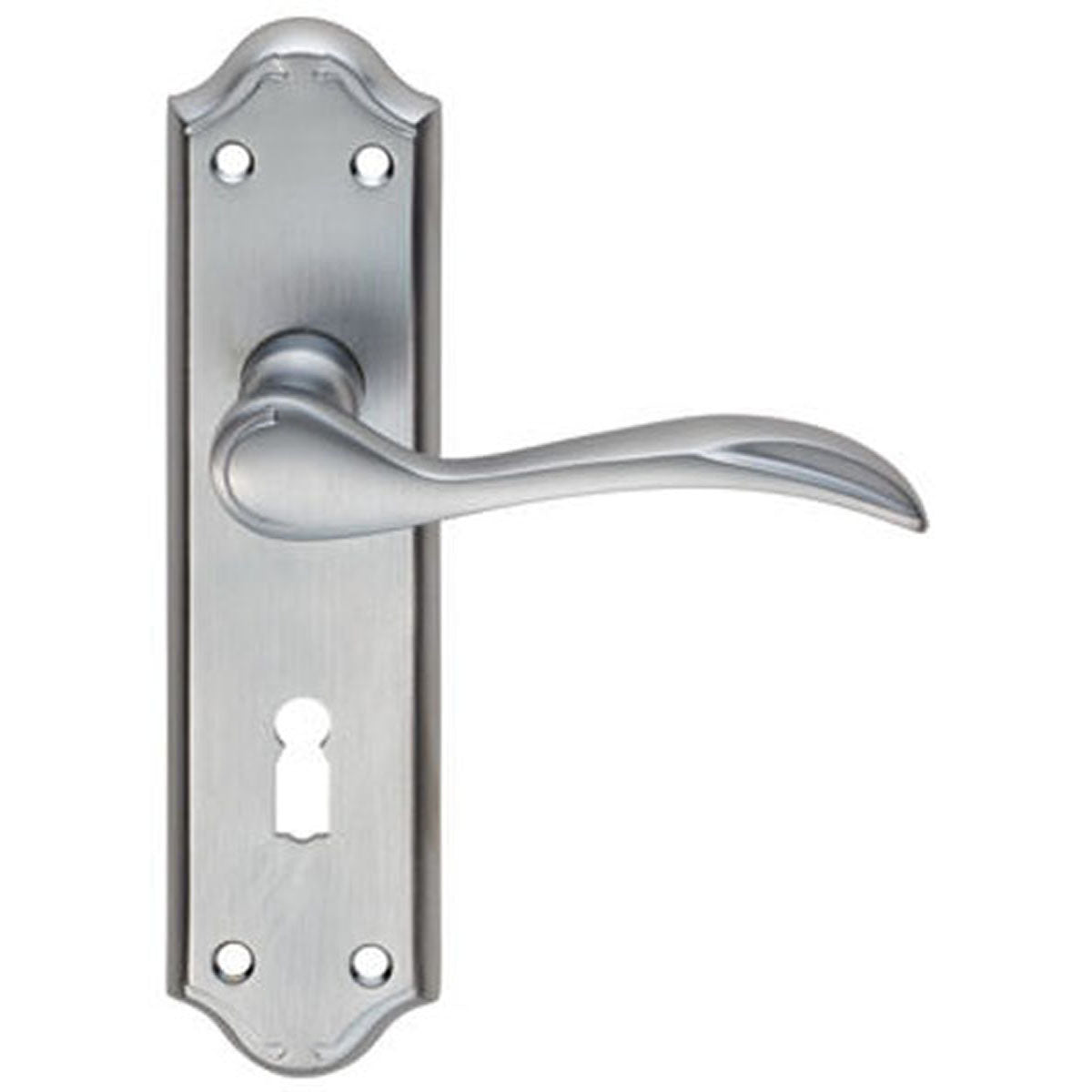 MADRID LEVER HANDLE LOCK 180x45 SCP DL190SC by CARLISLE BRASS