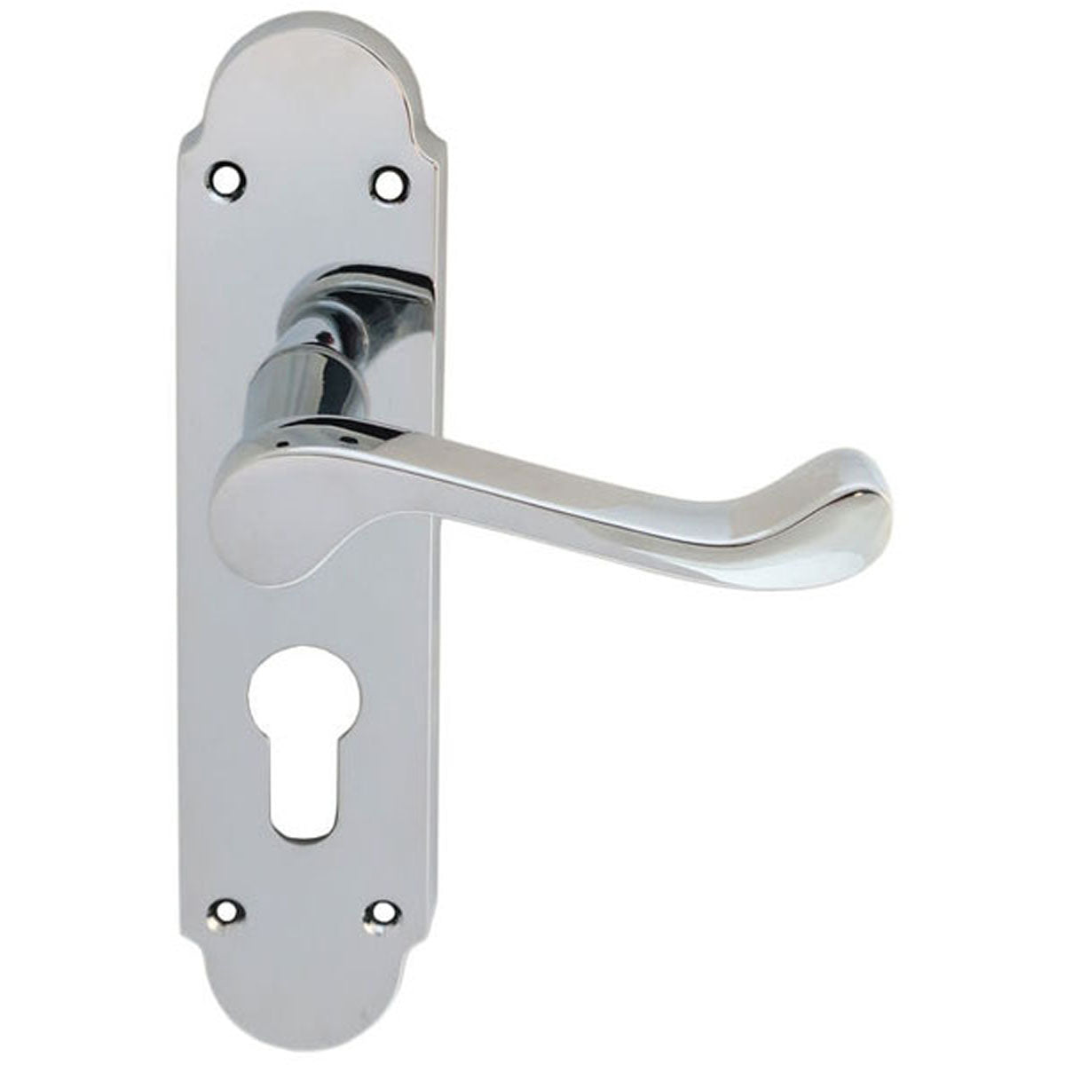 OAKLEY LEVER HANDLE EURO47.5 170x42 PCP DL168YCP by CARLISLE BRASS