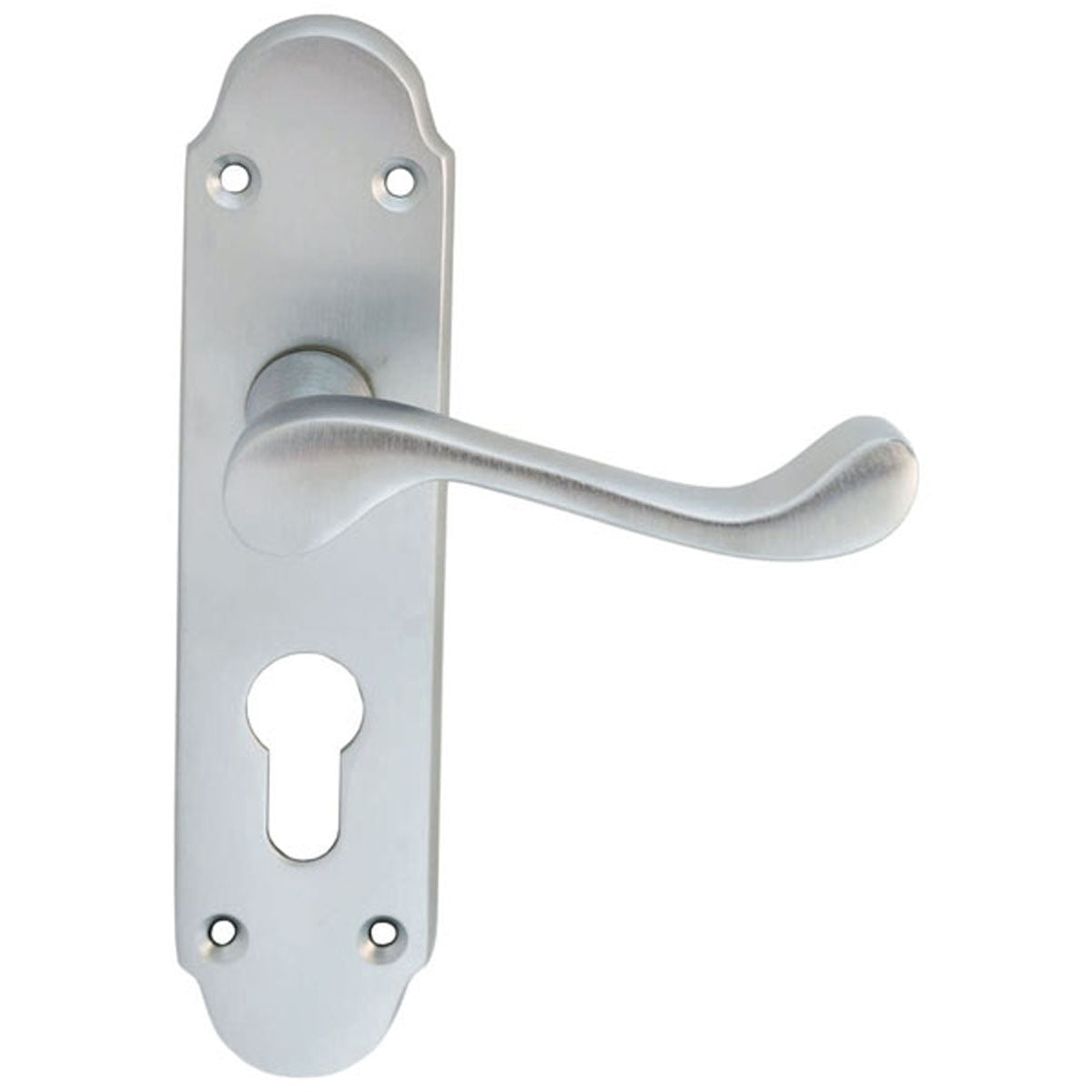 OAKLEY LEVER HANDLE EURO47.5 170x42 SCP DL168YSC by CARLISLE BRASS
