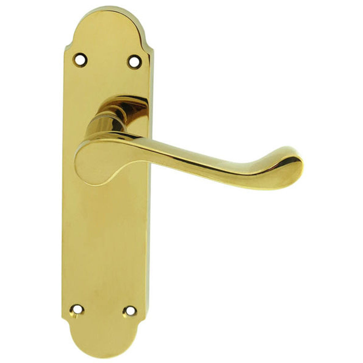 OAKLEY LEVER HANDLE LATCH 170x42 PBR DL167 by CARLISLE BRASS