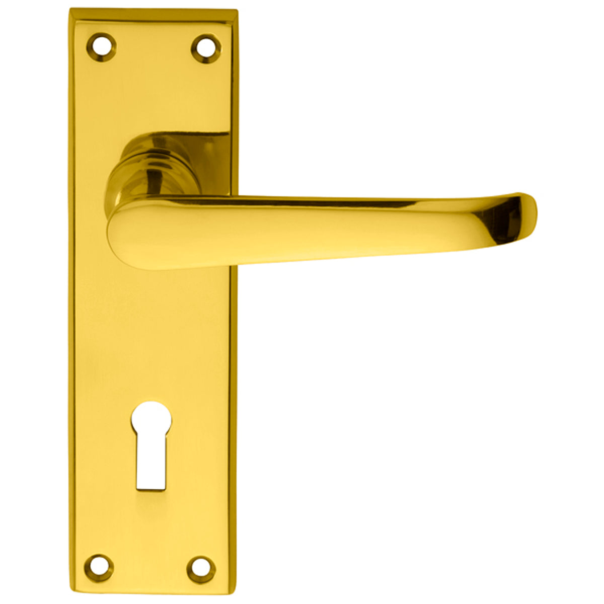 ASCOT LEVER HANDLE LOCK 150x43 PBR DL30 by CARLISLE BRASS