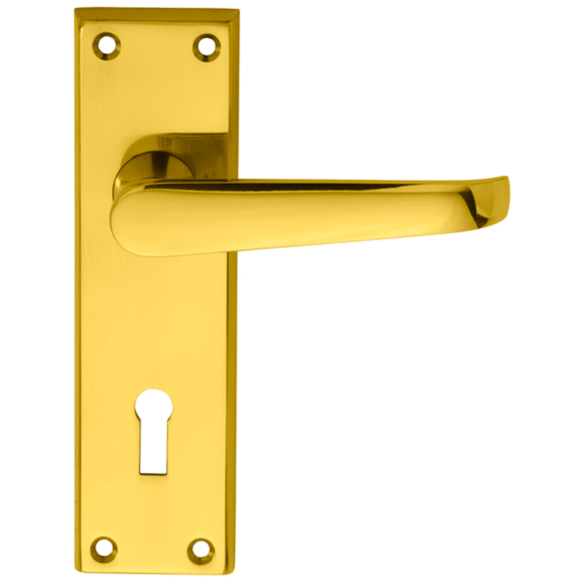 VICTORIAN LEVER HANDLE LOCK 150x42 PBR M30 by CARLISLE BRASS