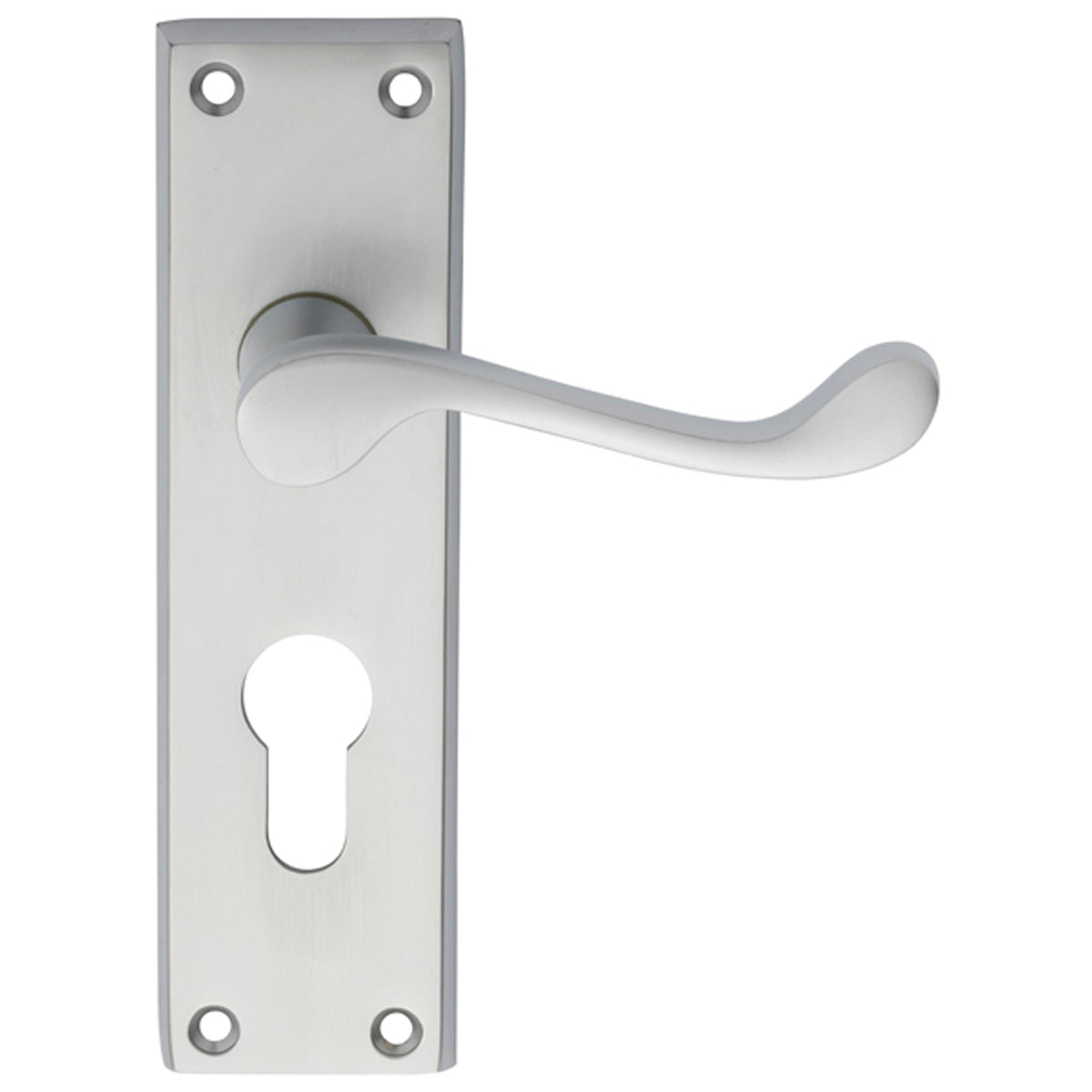SCROLL LEVER HANDLE EURO47.5 150x42 SCP DL54YSC by CARLISLE BRASS