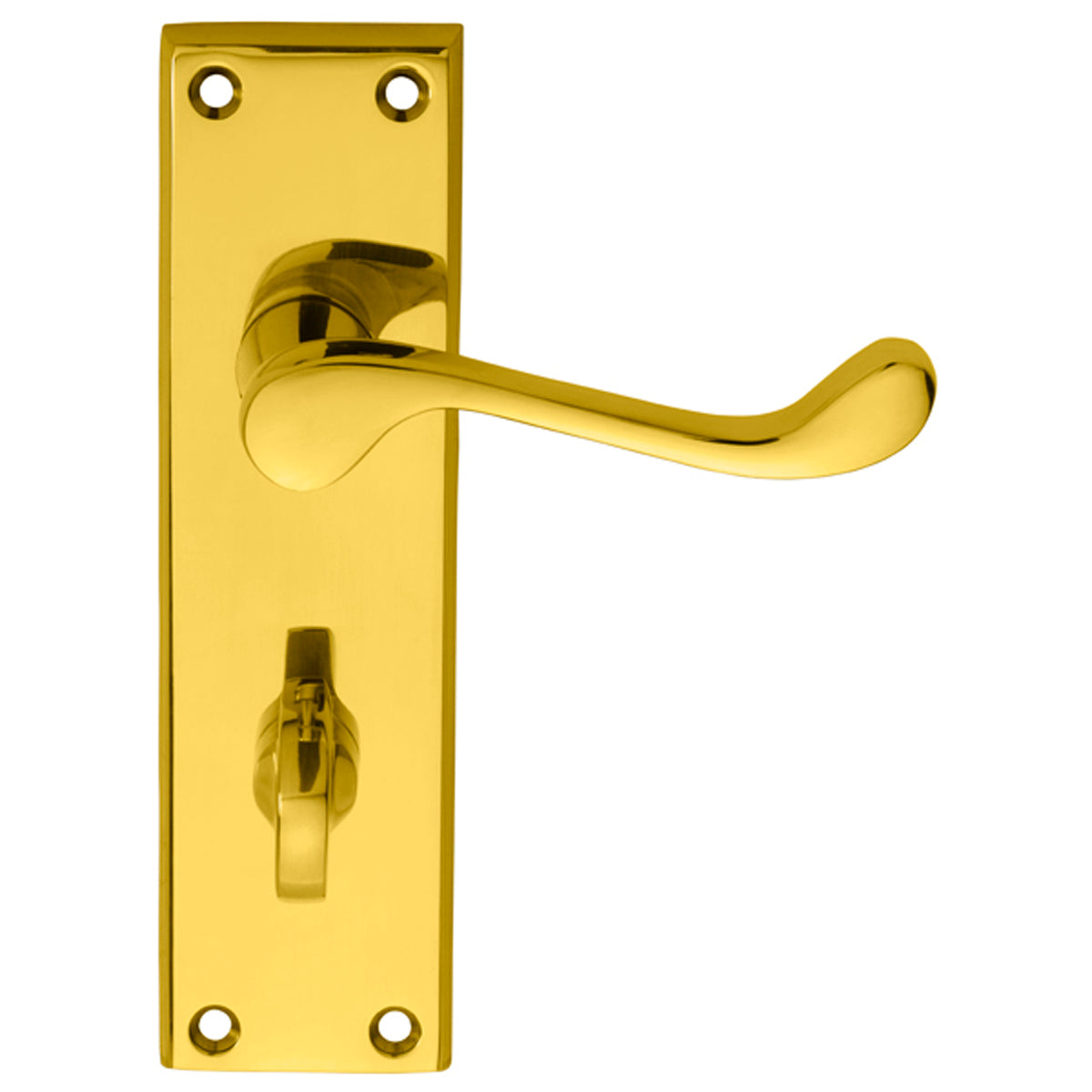 SCROLL LEVER HANDLE BATH 150x42 PBR DL54WC by CARLISLE BRASS