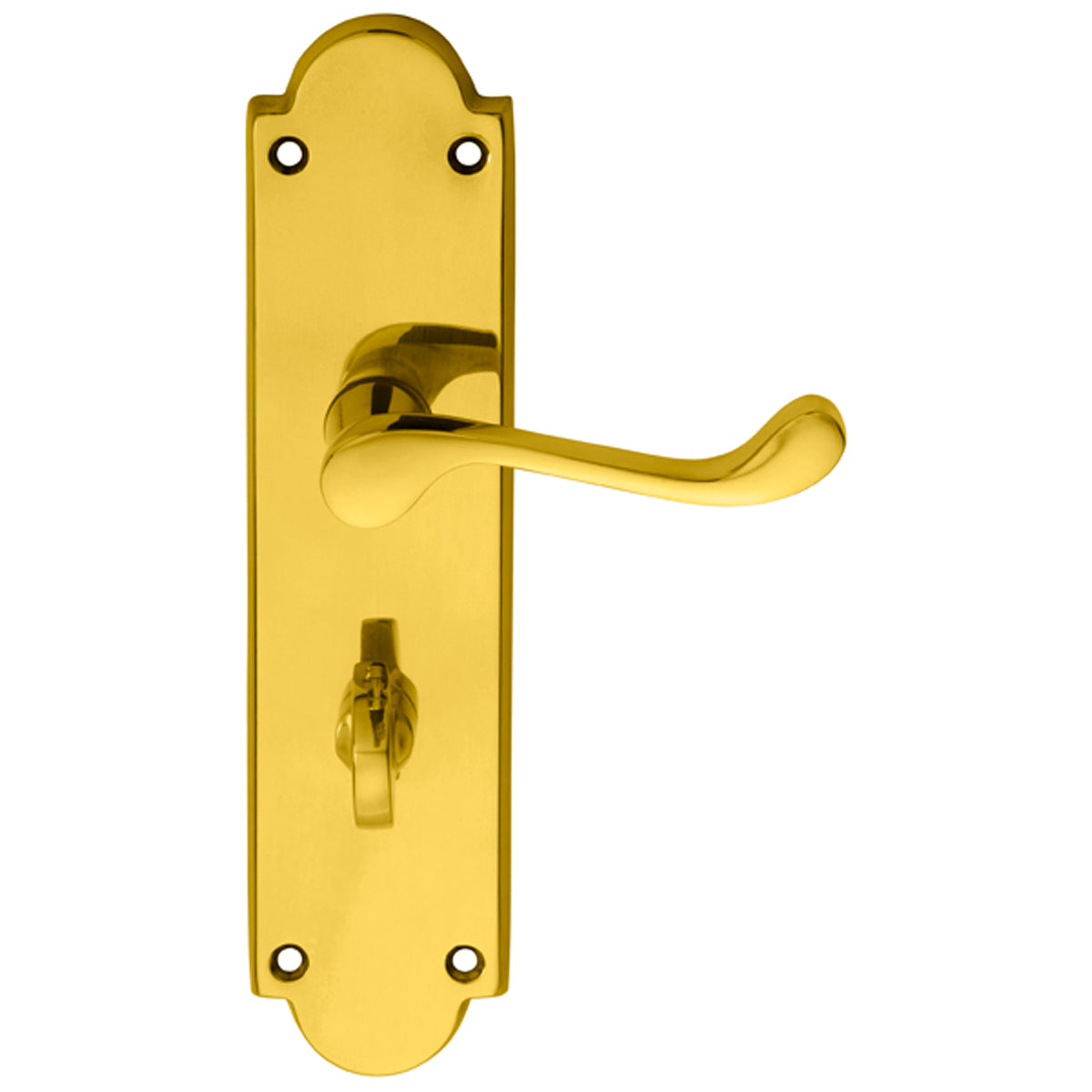 VICTORIAN SCROLL LEVER HANDLE BATH 205x49 PBR M68WC by CARLISLE BRASS