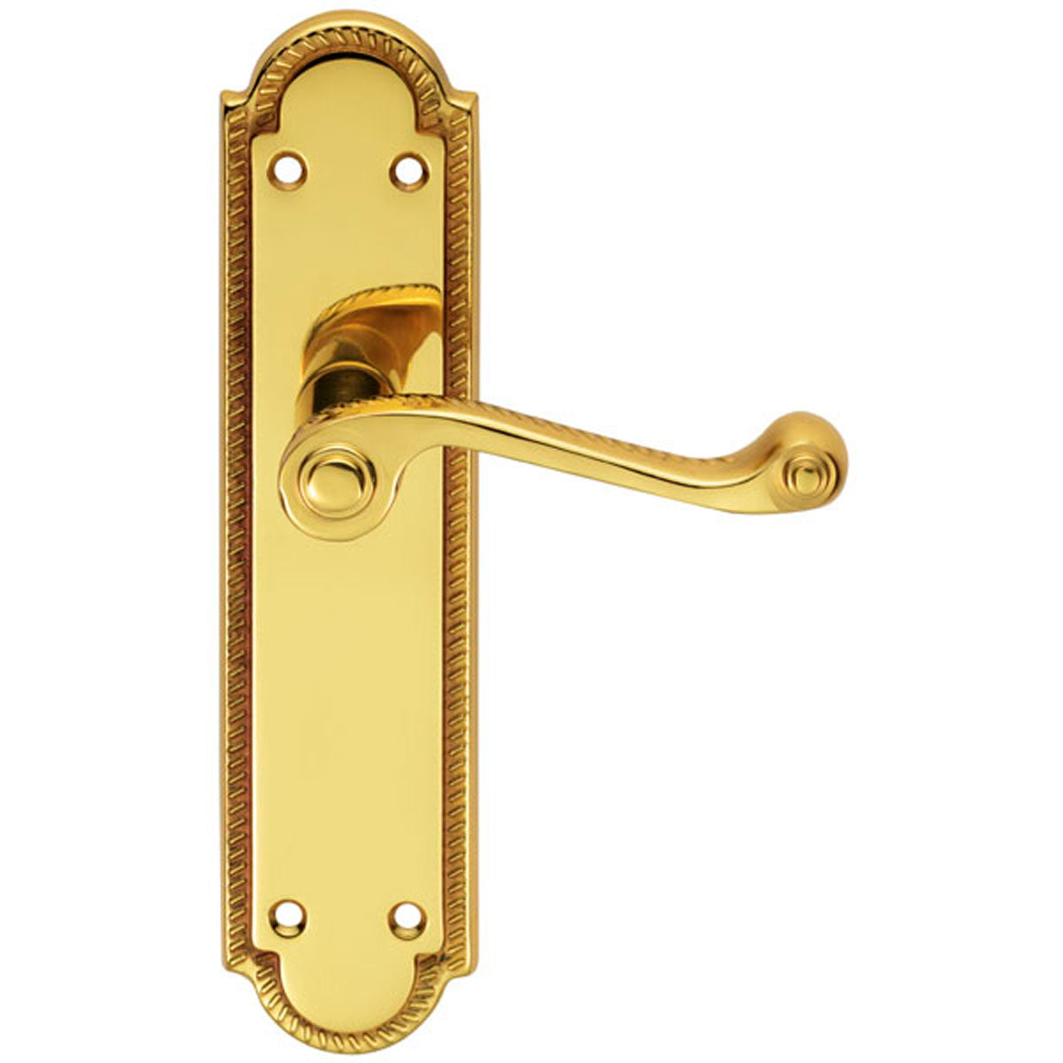 GEORGIAN LEVER HANDLE LATCH 205x49 PBR FG26L by CARLISLE BRASS