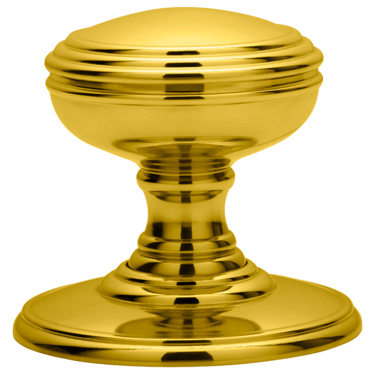 DEL MORTICE KNOB PLAIN CNC D70 PBR DK35C by CARLISLE BRASS