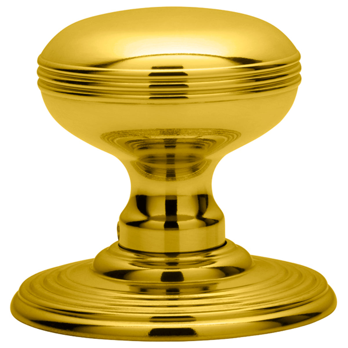 DEL MORTICE KNOB RINGED CNC D70 PBR DK39C by CARLISLE BRASS