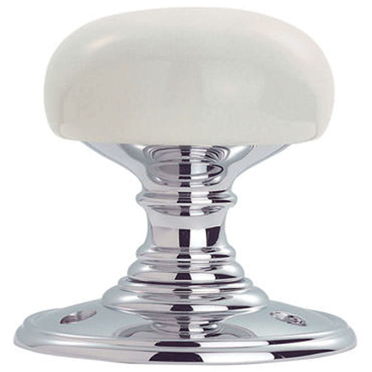 DEL MORTICE KNOB PORC D70 WHI/PCP DK34PWCP by CARLISLE BRASS