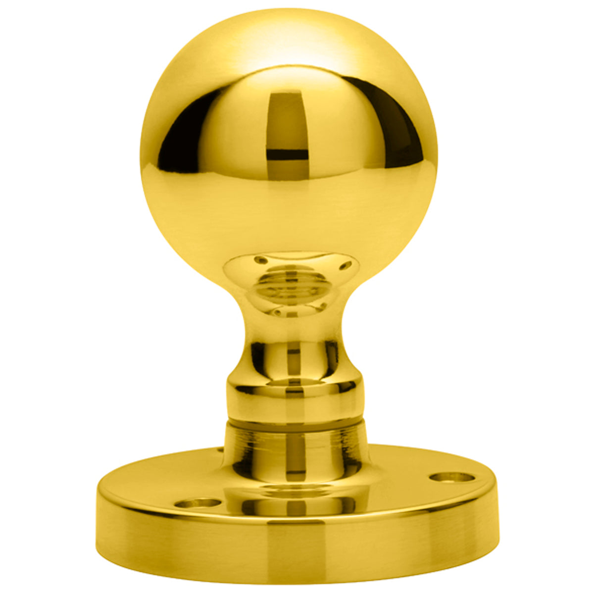 MORTICE KNOB BALL ½SPR D62 PBR M48 by CARLISLE BRASS