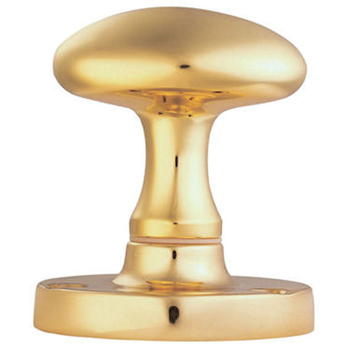 MORTICE KNOB OVAL ½SPR D62 PBR M34 by CARLISLE BRASS