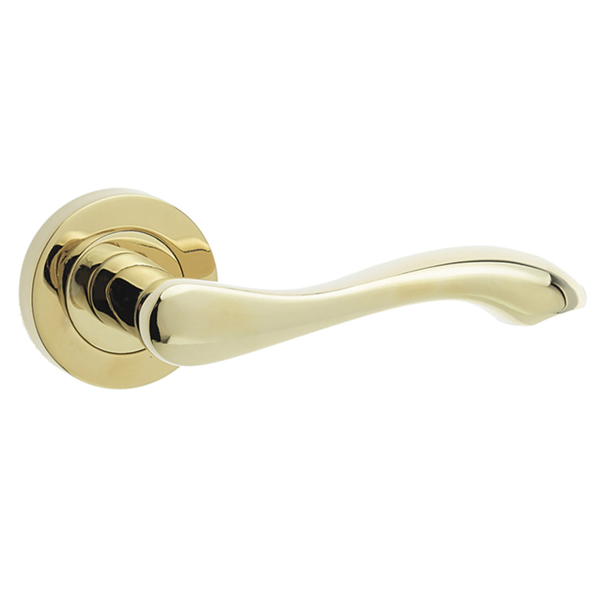 GAMMA LEVER HANDLE+ROSE D50x118x63 PBR JV509PVD