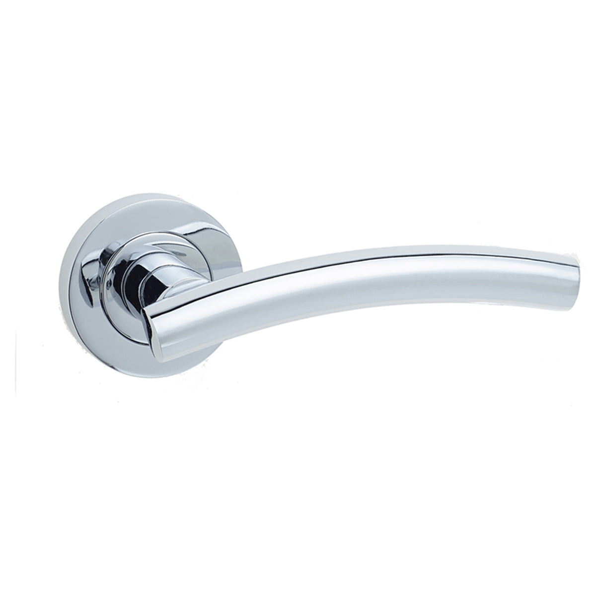 CURVE LEVER HANDLE+ROSE D50x121x54 PCP JV520PC