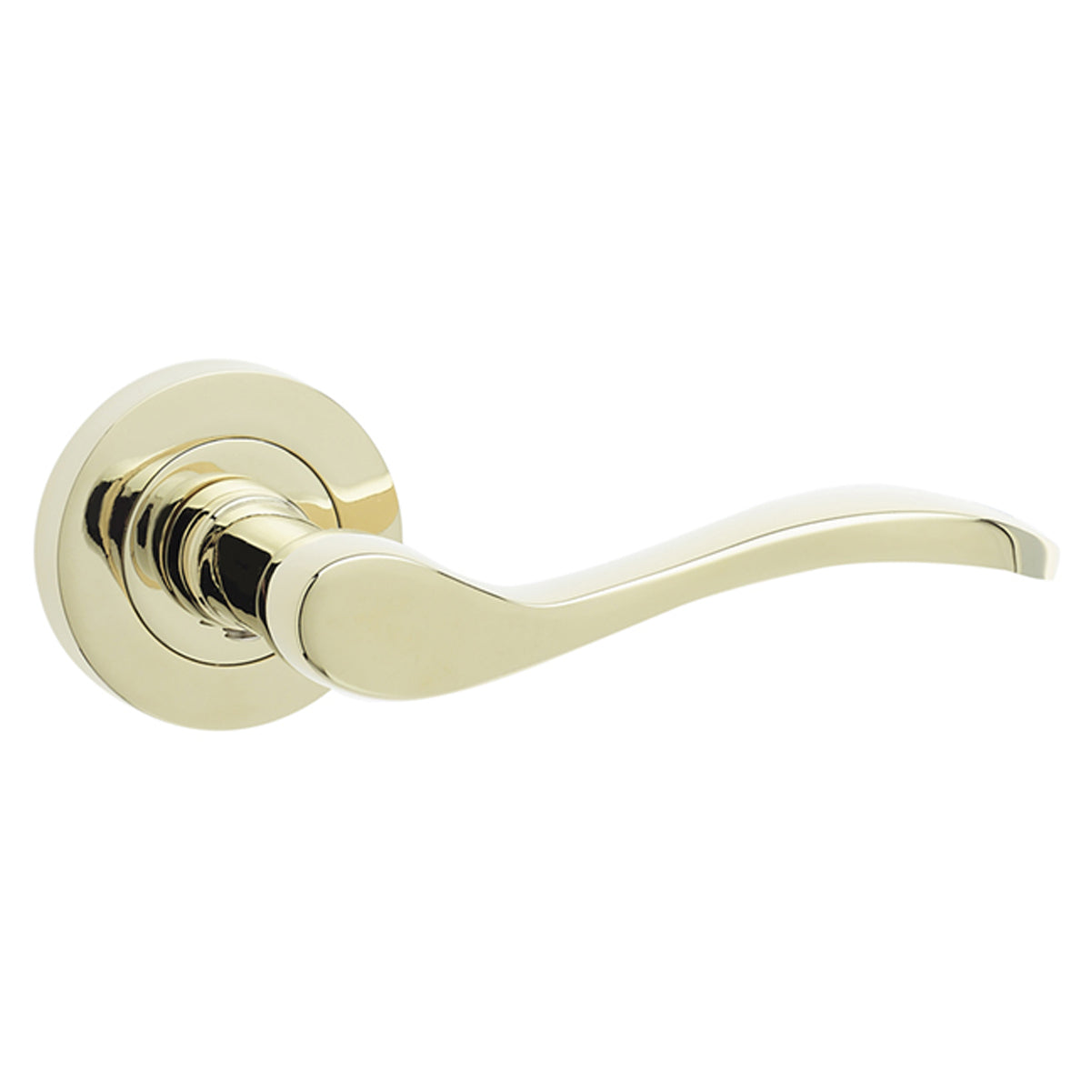 TURIN LEVER HANDLE+ROSE D50x115x60 PBR JV550PVD