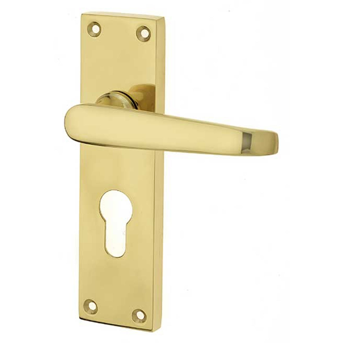 VICTORIAN STRAIGHT LEVER HANDLE EURO 153x41x103 PBR JV30EPB